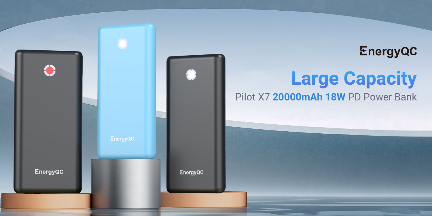 EnergyQC Pilot X7 Portable Charger 20000mAh