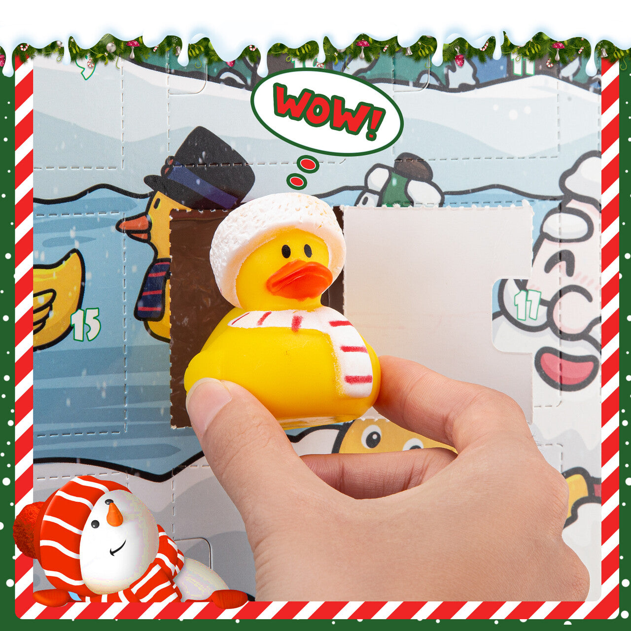ใChristmas saleใ24 Days of Christmas Rubber Duck Set