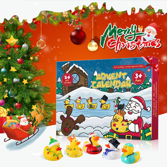 【Christmas sale】24 Days of Christmas Rubber Duck Set