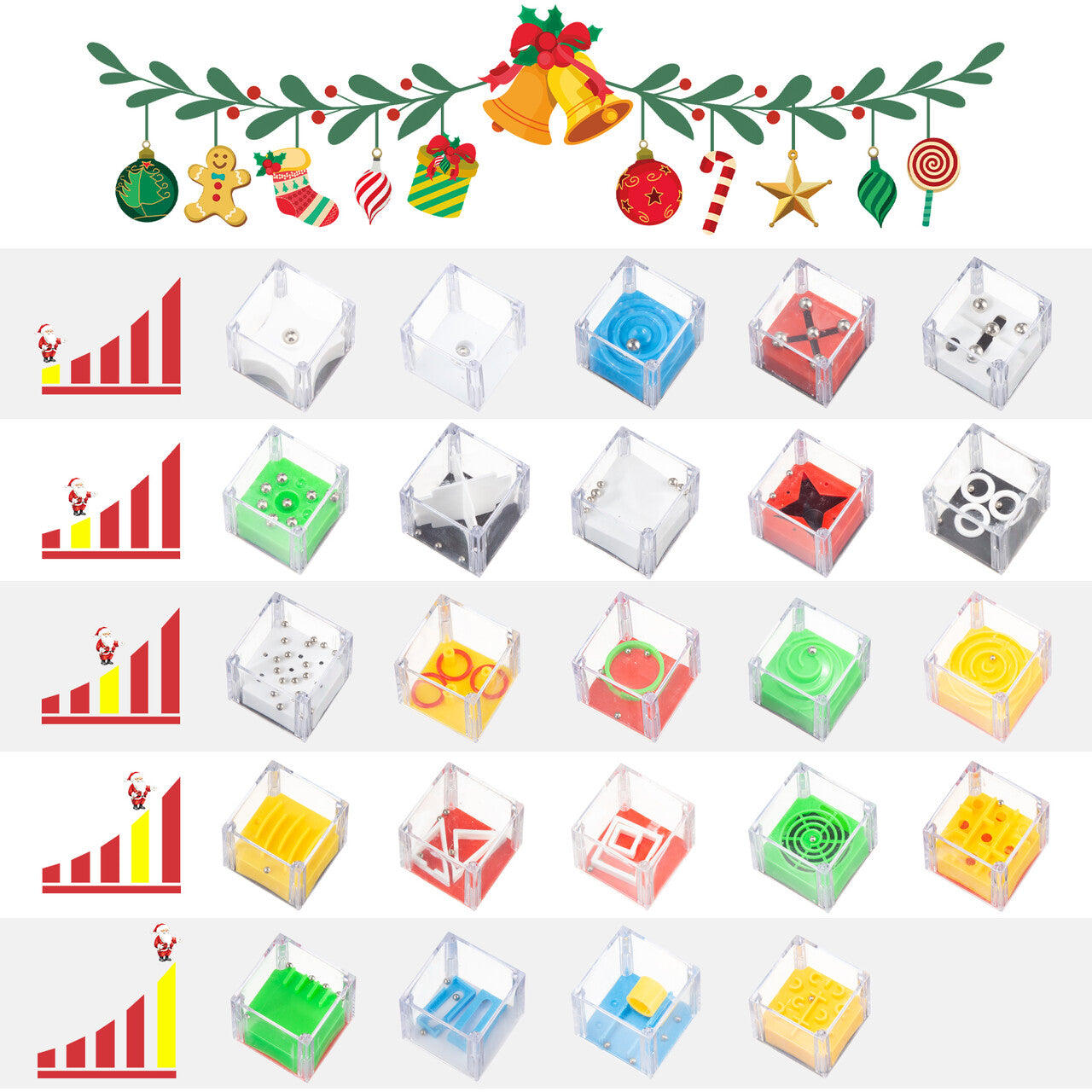 ใChristmas saleใ24 Days of Christmas Balance Maze Challenge Kit