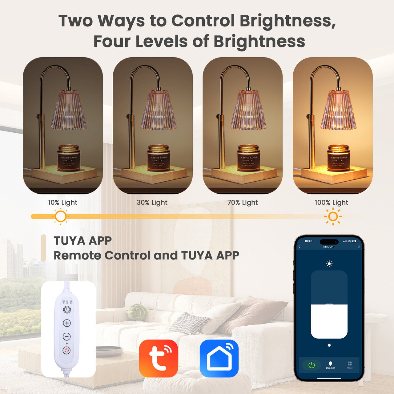 ćChristmas salećSmart Warm Candle Lamp